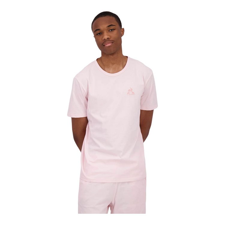 Le coq sportif femme monochrome tee ss n°3 m rose2548401_3 sur voshoes.com