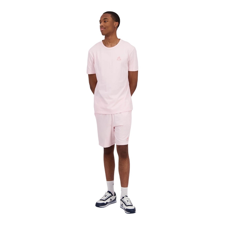 Le coq sportif femme monochrome tee ss n°3 m rose2548401_5 sur voshoes.com