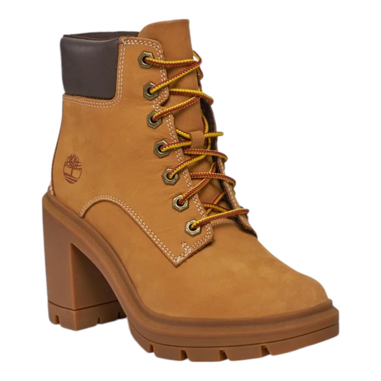 Timberland femme allington heights mid lace up marron2565502_2 sur voshoes.com