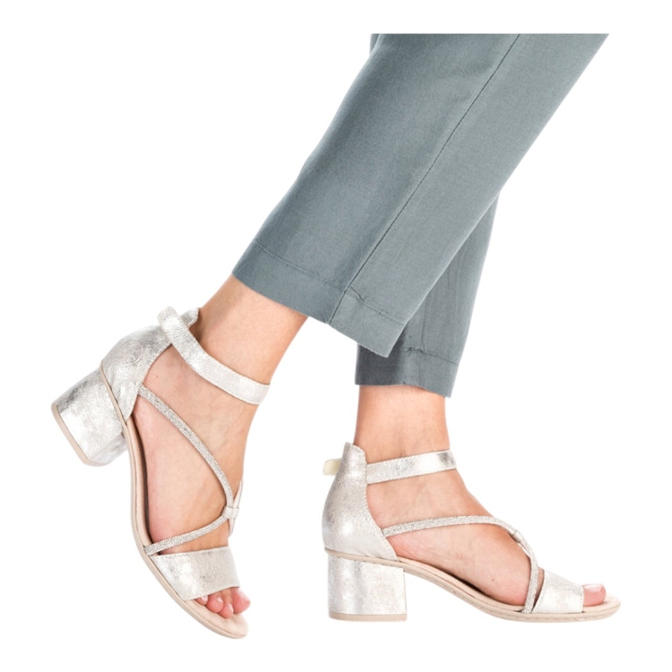 Rieker femme 64654 argent2586402_5 sur voshoes.com