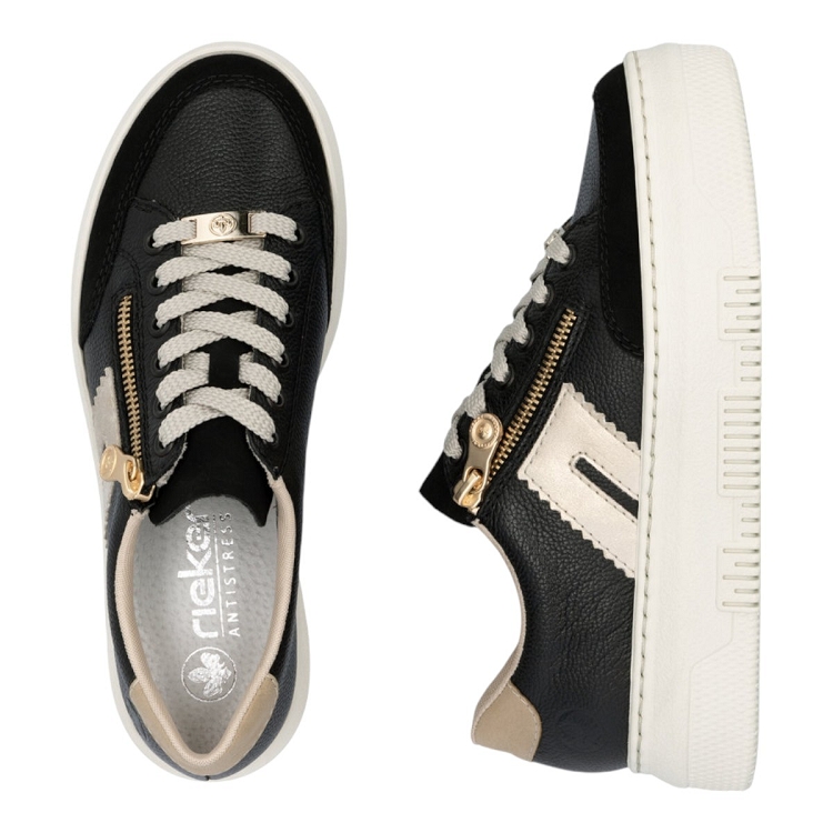 Rieker femme m1912 noir2587301_4 sur voshoes.com
