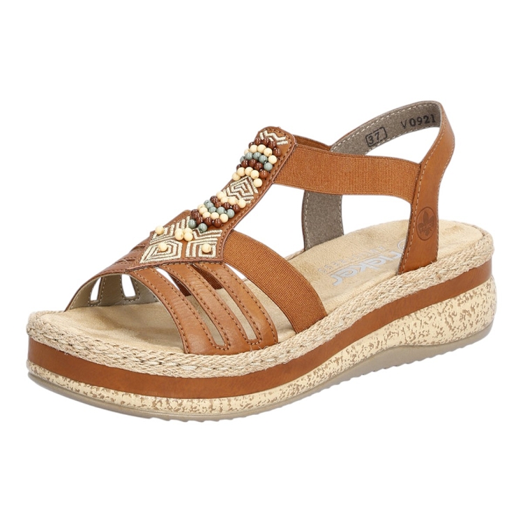 Rieker femme v0921 marron2588201_2 sur voshoes.com