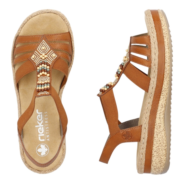 Rieker femme v0921 marron2588201_4 sur voshoes.com