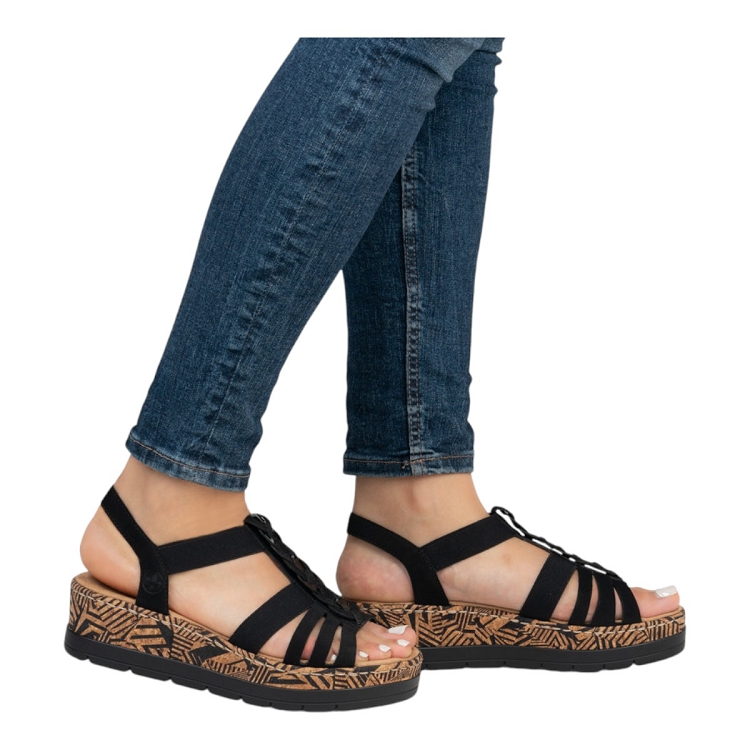 Rieker femme v3902 noir2588601_5 sur voshoes.com