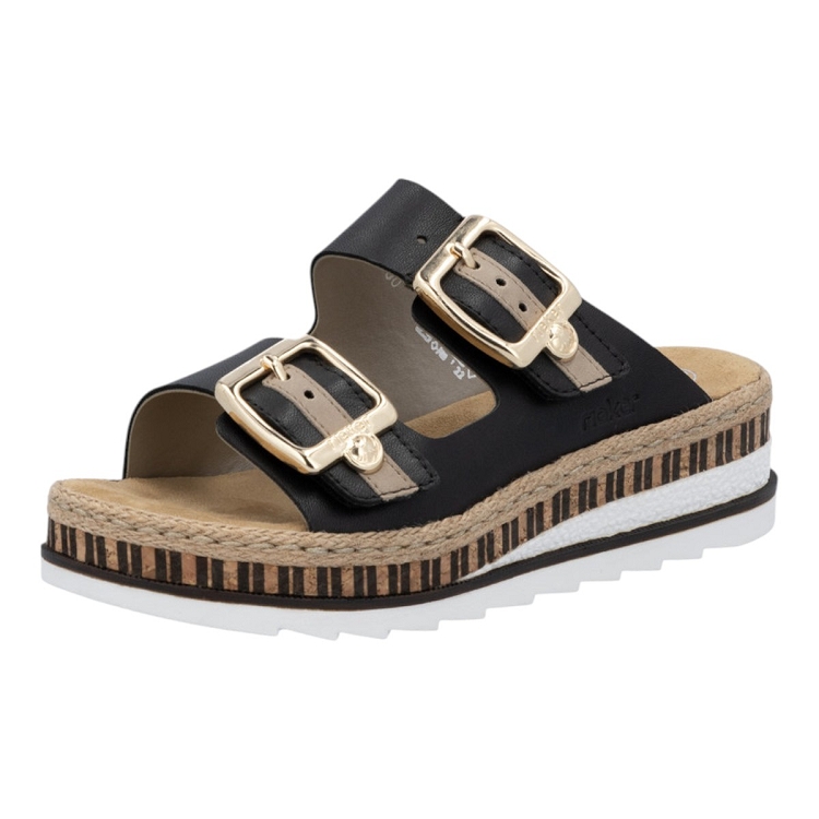 Rieker femme v7955 noir2588701_2 sur voshoes.com