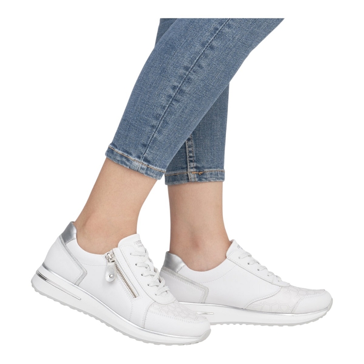Remonte femme d1g10 blanc2590301_5 sur voshoes.com