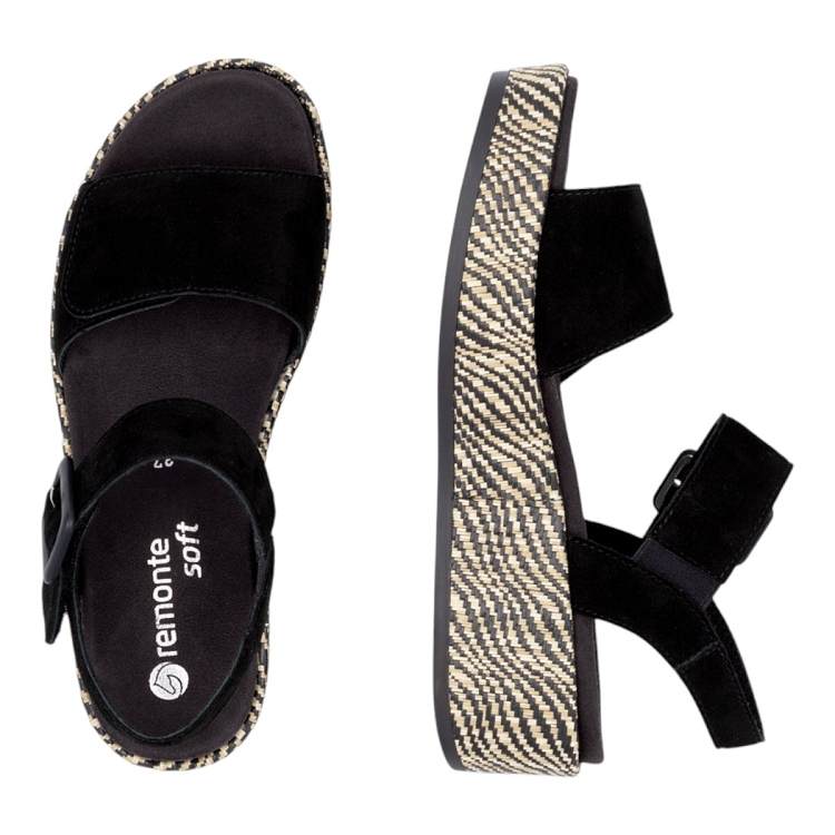 Remonte femme d1n54 noir2590701_4 sur voshoes.com