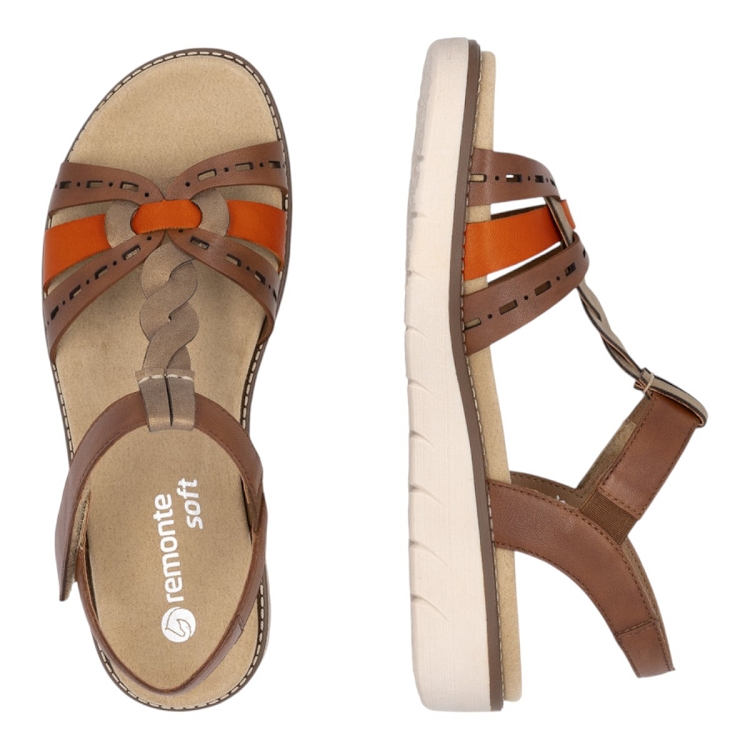 Remonte femme d2044 marron2591001_4 sur voshoes.com