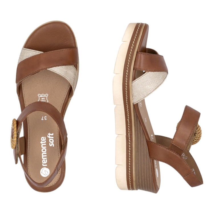 Remonte femme d2l50 marron2592501_4 sur voshoes.com