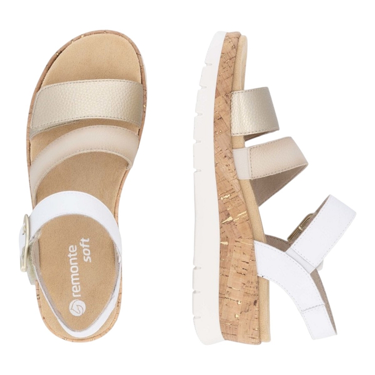 Remonte femme d2p50 blanc2593001_4 sur voshoes.com