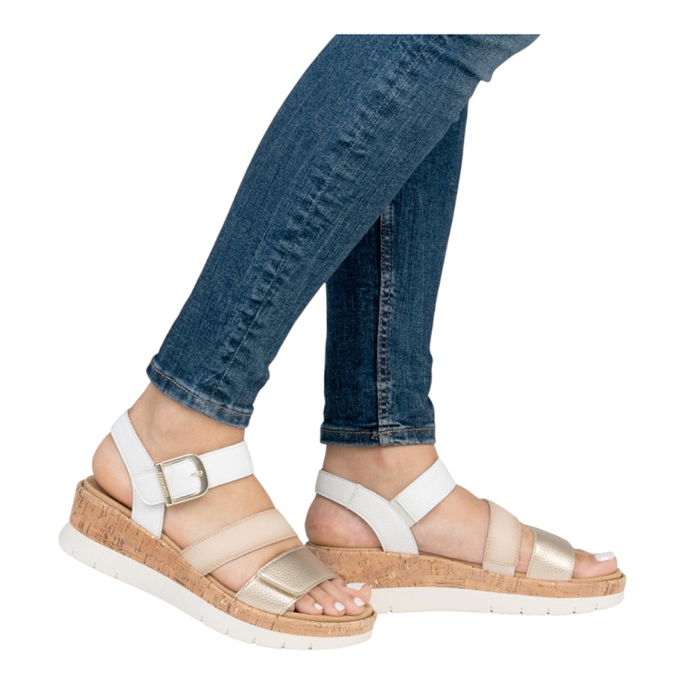 Remonte femme d2p50 blanc2593001_5 sur voshoes.com