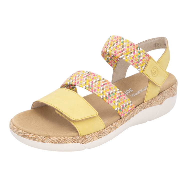 Remonte femme r6861 jaune2593604_2 sur voshoes.com