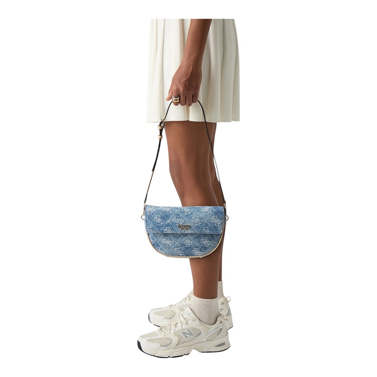 Guess femme cerelia shoulder sat bleu2599801_5 sur voshoes.com