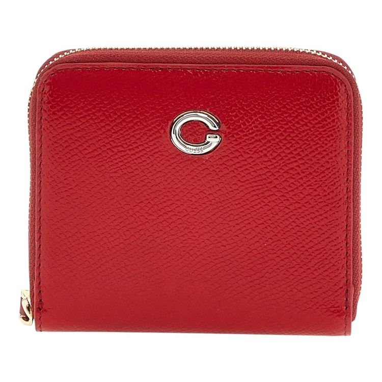 femme Guess femme small zip around rouge