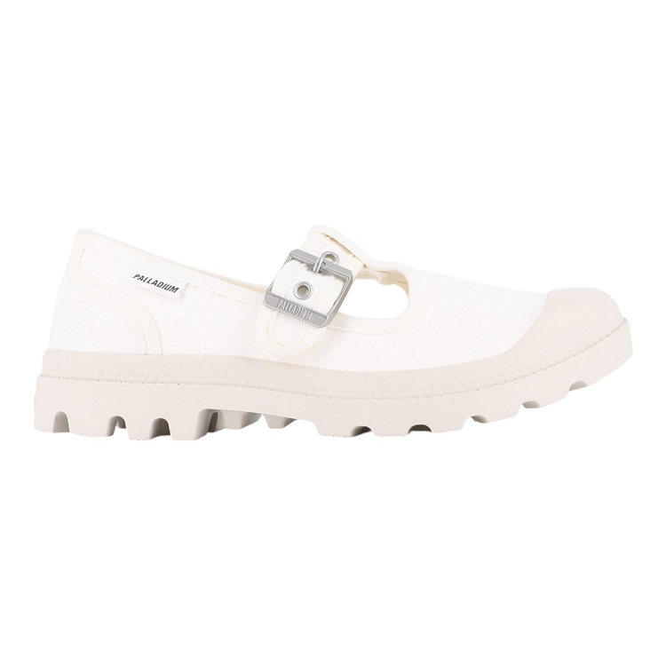 femme Palladium femme pampa m jane washed blanc