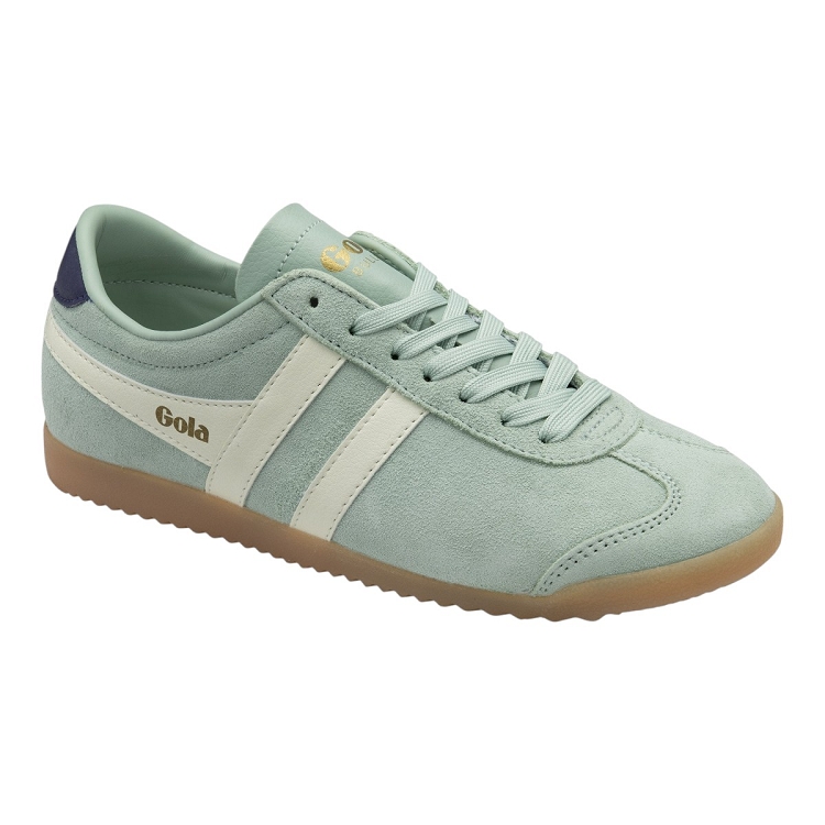 Gola femme gola bullet suede vert2621901_2 sur voshoes.com