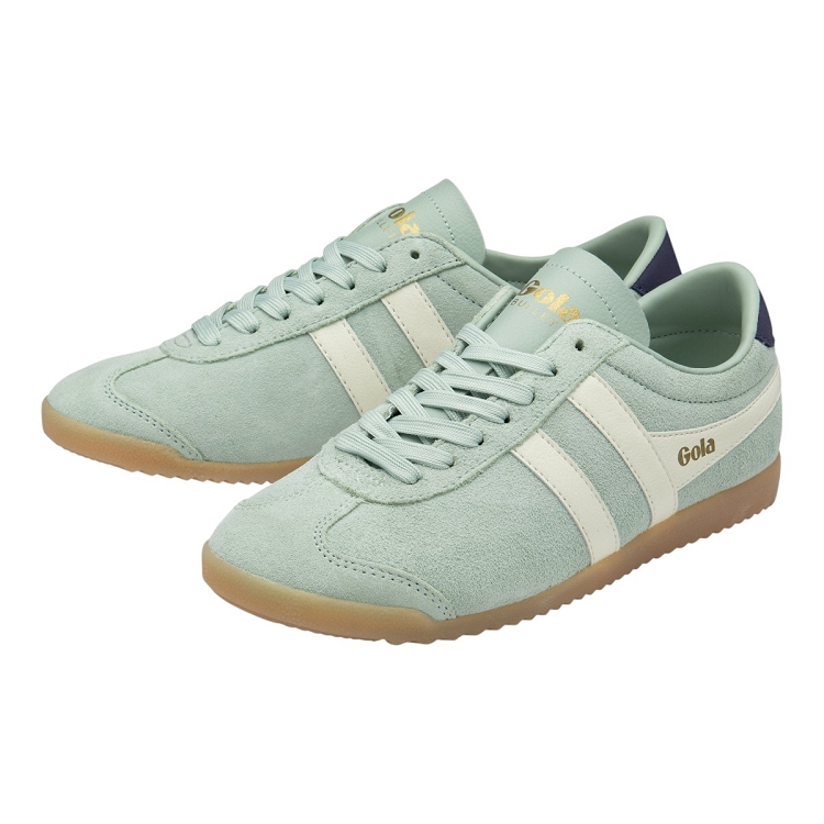 Gola femme gola bullet suede vert2621901_3 sur voshoes.com