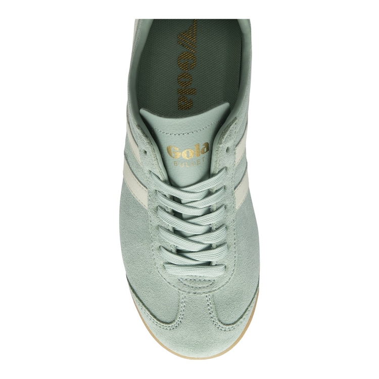 Gola femme gola bullet suede vert2621901_5 sur voshoes.com