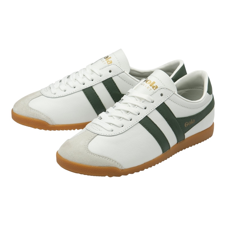 Gola femme gola bullet leather blanc2622003_3 sur voshoes.com