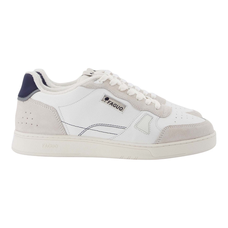 homme Faguo homme commute 1  leather sue blanc