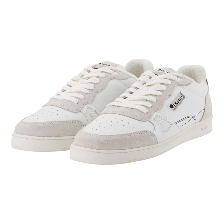 Faguo homme commute 1  leather sue blanc2632601_2 sur voshoes.com