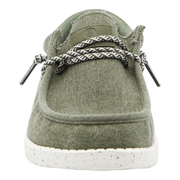 Serge blanco homme saint jean canv vert2633203_4 sur voshoes.com