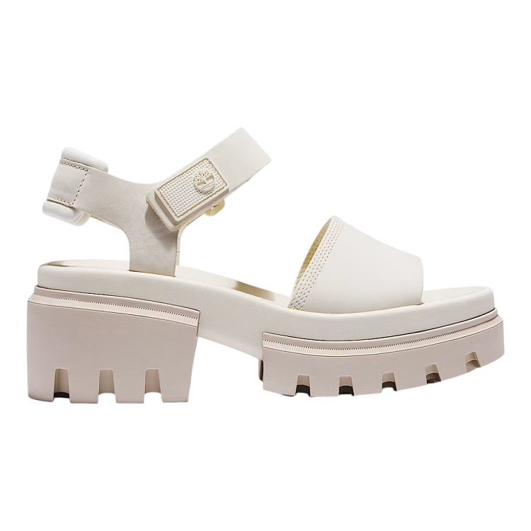 homme Timberland homme everleigh backstrap sandal blanc