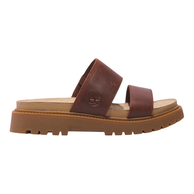 femme Timberland femme clairemont way slide sandal marron