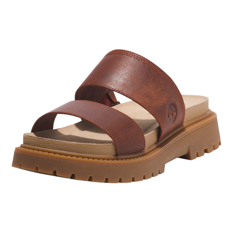 Timberland femme clairemont way slide sandal marron2640601_2 sur voshoes.com