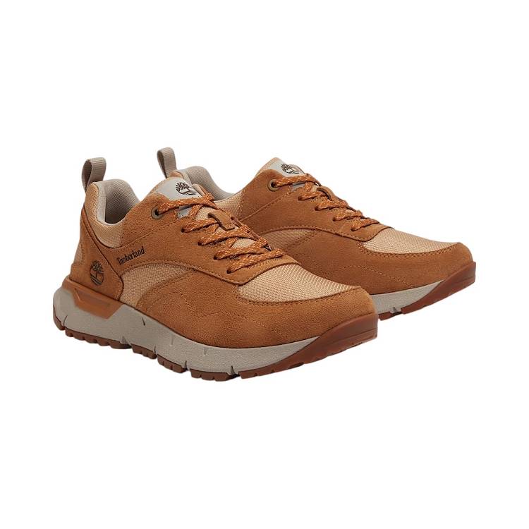Timberland homme voyager park low lace up sneaker jaune2641202_3 sur voshoes.com