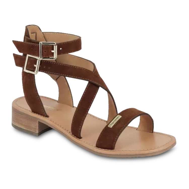 Les tropeziennes par m b femme hocean suede marron2656201_2 sur voshoes.com