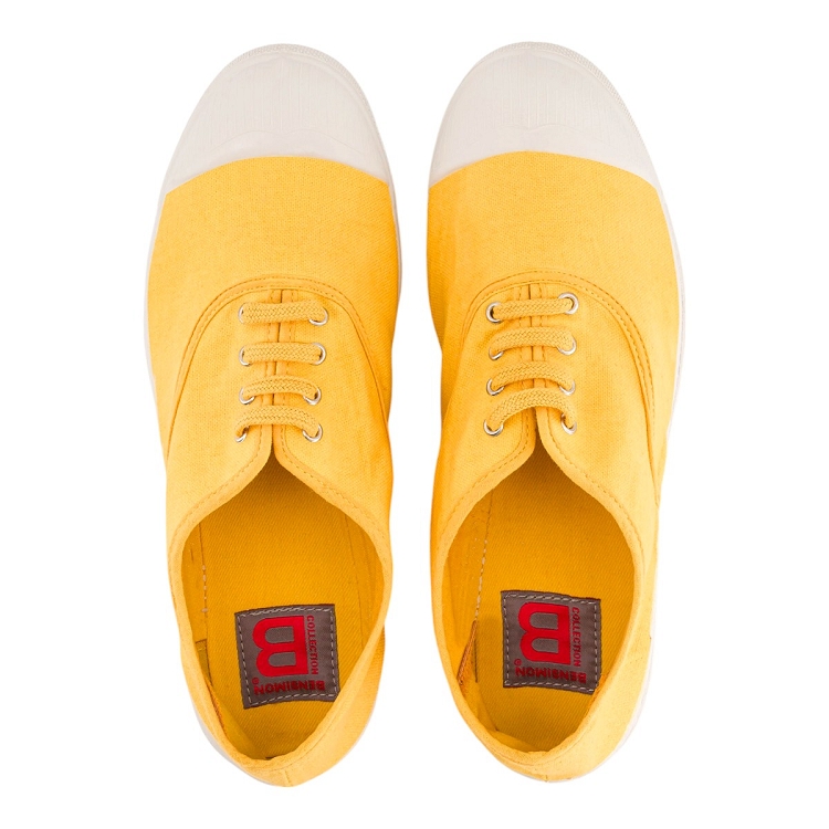 Bensimon femme lacet  25 jaune2658802_3 sur voshoes.com
