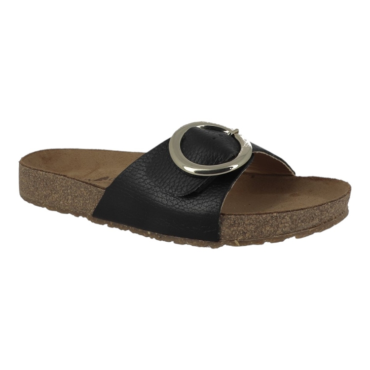 Haflinger femme round buckle gina noir2662004_2 sur voshoes.com