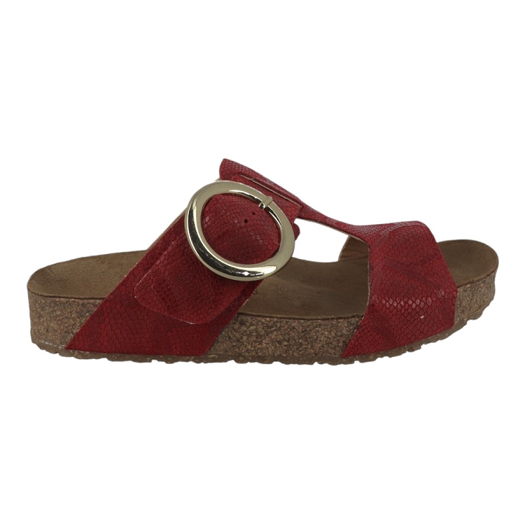 femme Haflinger femme round buckle mika rouge