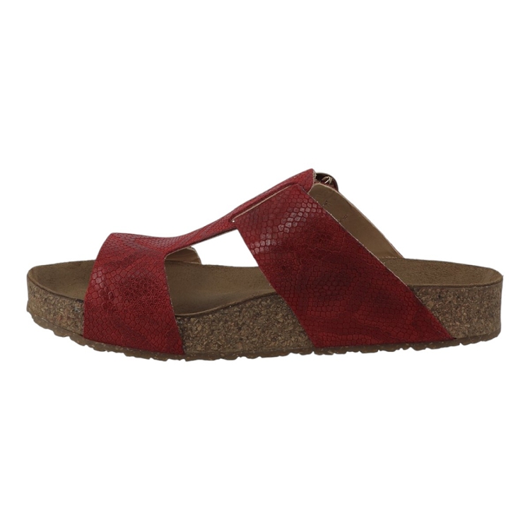 Haflinger femme round buckle mika rouge2662101_3 sur voshoes.com