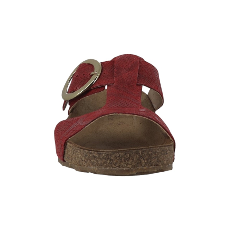 Haflinger femme round buckle mika rouge2662101_4 sur voshoes.com