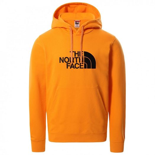 homme The north face homme m light drew peak pullover hoodie orange