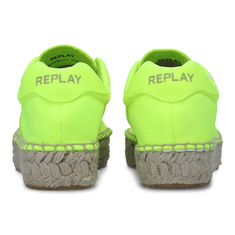 Replay femme nash fluo lace jaune7501301_4 sur voshoes.com