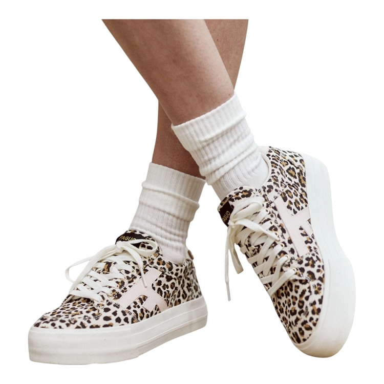 Faguo femme walnut platform  cotton marron7501801_4 sur voshoes.com