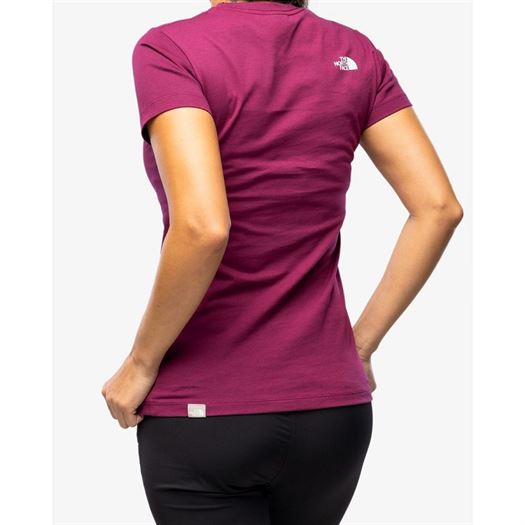 The north face femme easy tee w violet9009701_4 sur voshoes.com