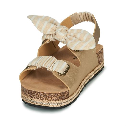 Armistice femme coline knot w bayadere beige9901801_4 sur voshoes.com