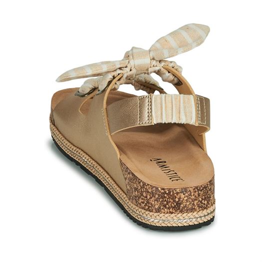 Armistice femme coline knot w bayadere beige9901801_5 sur voshoes.com