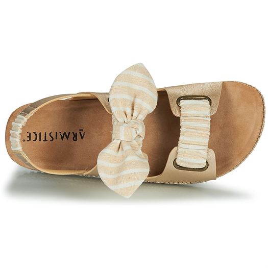 Armistice femme coline knot w bayadere beige9901801_6 sur voshoes.com