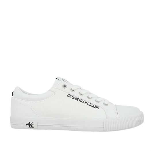 femme Calvin klein femme sneaker laceup co blanc