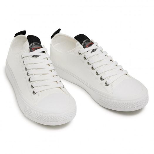 Guess femme ederla low cut blanc9904402_3 sur voshoes.com