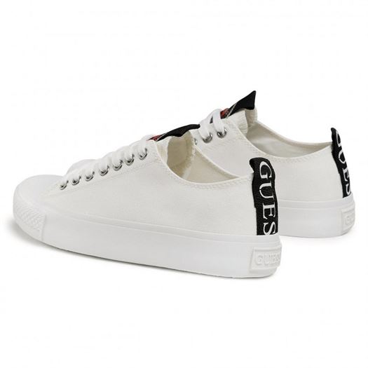 Guess femme ederla low cut blanc9904402_4 sur voshoes.com