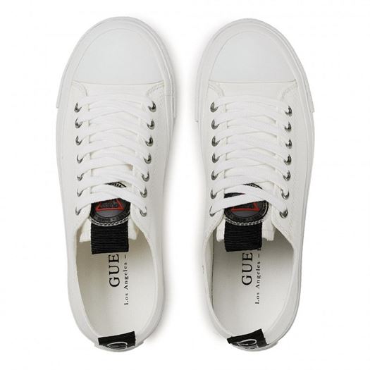 Guess femme ederla low cut blanc9904402_5 sur voshoes.com