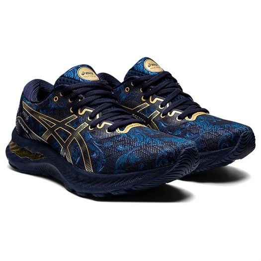 Asics femme gel nimbus 23 bleu9906901_2 sur voshoes.com