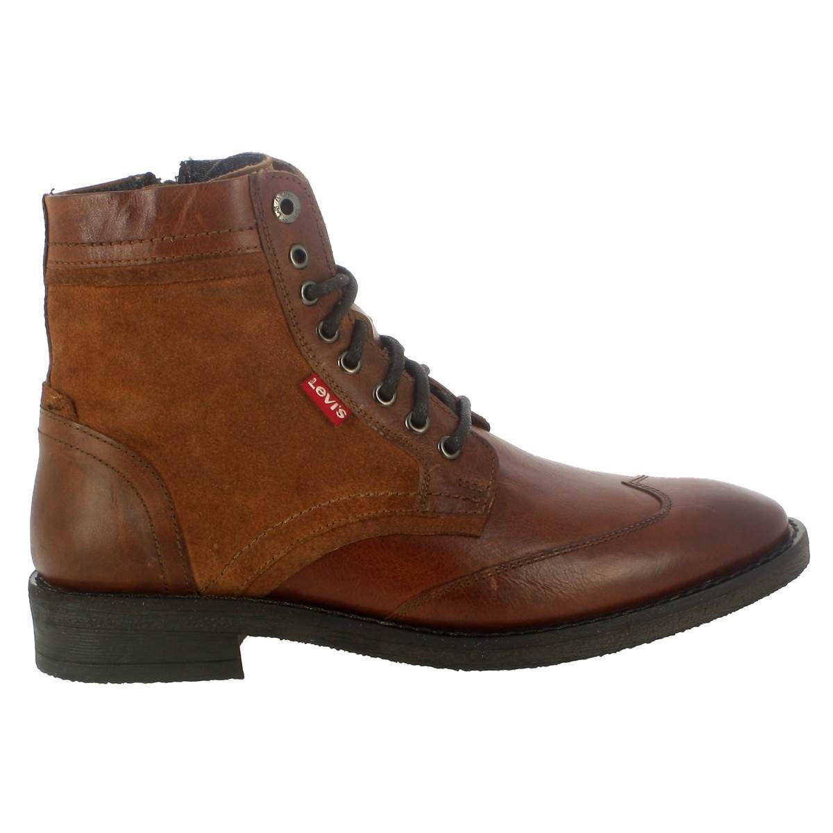 Bottines homme Levi s whitfield marron VoShoes