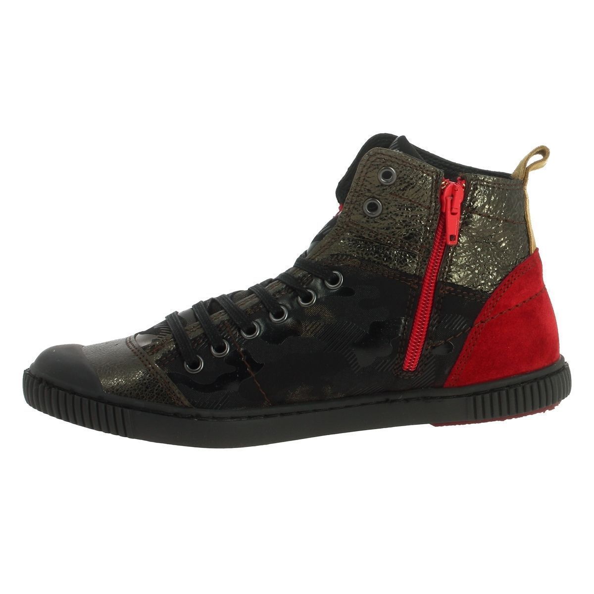 Bottines femme Pataugas banjou camo vert VoShoes